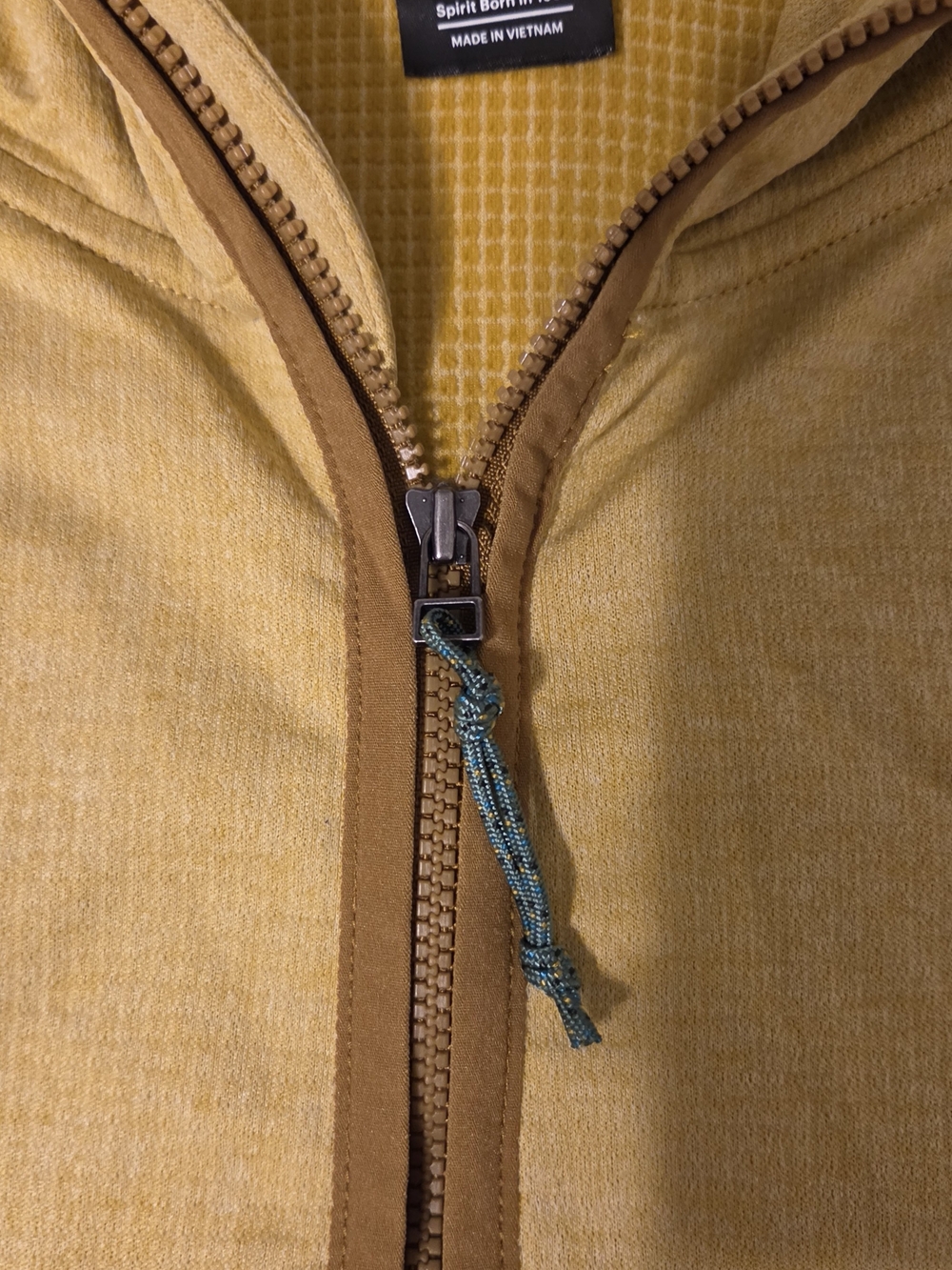 REI Co-op Trailmade Midlayer Burnish Gold Half-Zip Hoodie - Picture 5 of 8
